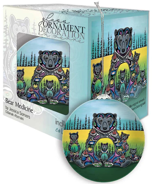INDIGENOUS Ornament | Bear Medicine by Jessica Somers, Odanak Abenaki