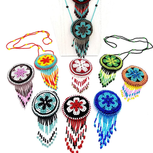 TRIBAL ROOTS Flower Amulet Necklace