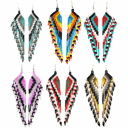 TRIBAL ROOTS - Cascade Fringe Earring