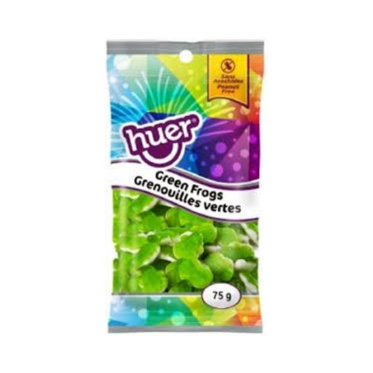 HUER Green Frogs Gummy Candy - 75g