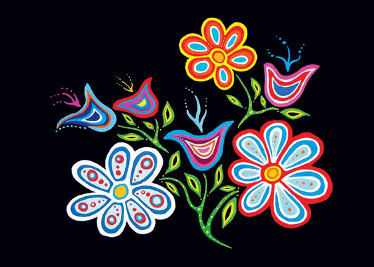 INDIGENOUSSticker | Happy Flower