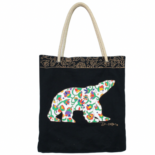 OSCARDO Artist Eco Canvas Bag - Spring Bear