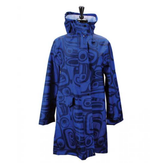PANABO Rain Coat - Raven Transforming Royal Blue