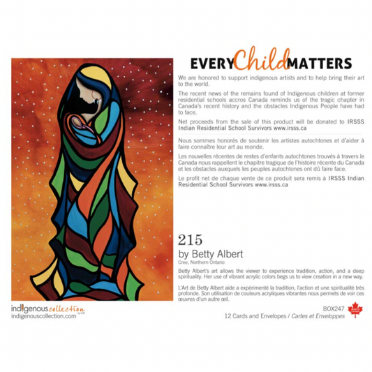 INDIGENOUS COLLECTION - Betty Albert "215" Boxed Note Cards