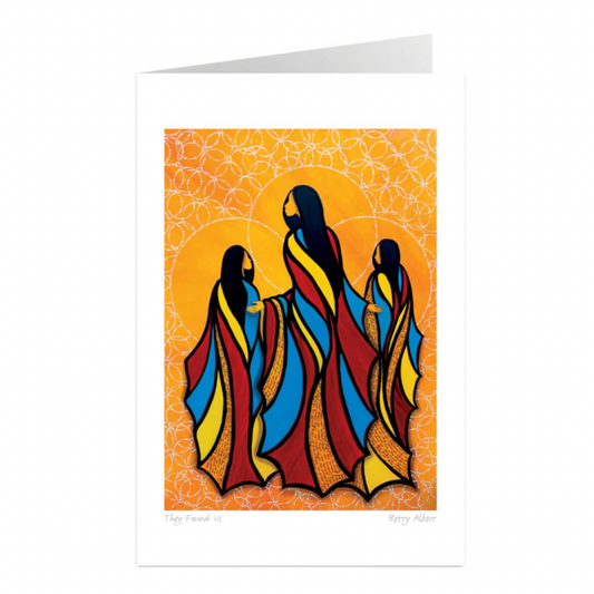 INDIGENOUS COLLECTION - THEY FOUND US - 9" X 6" ART CARD
