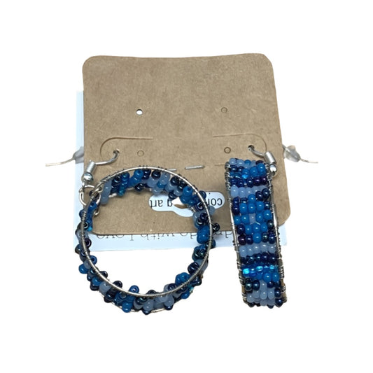 TRIBAL ROOTS Beaded Wire Hoop Earrings - Assorted