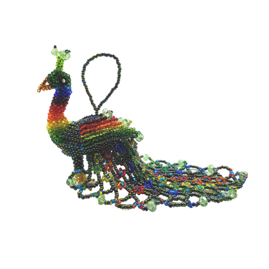 TRIBAL ROOTS Rainbow & Green Peacock