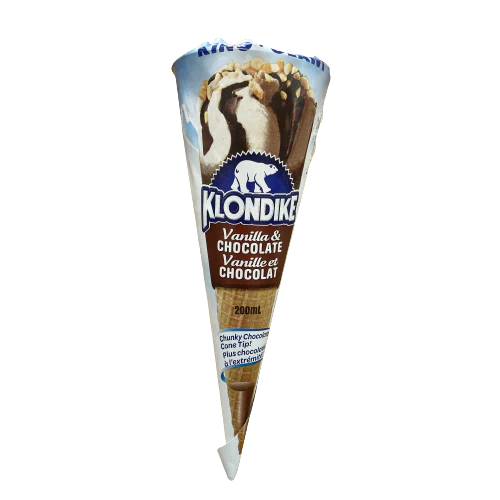 KLONDIKE Vanilla & Chocolate Drumstick - 200ml