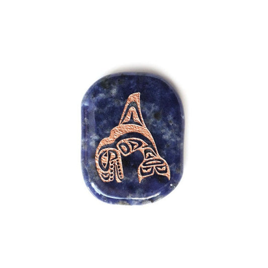 NATIVE NORTHWEST Spirit Stone - Sodalite Whale