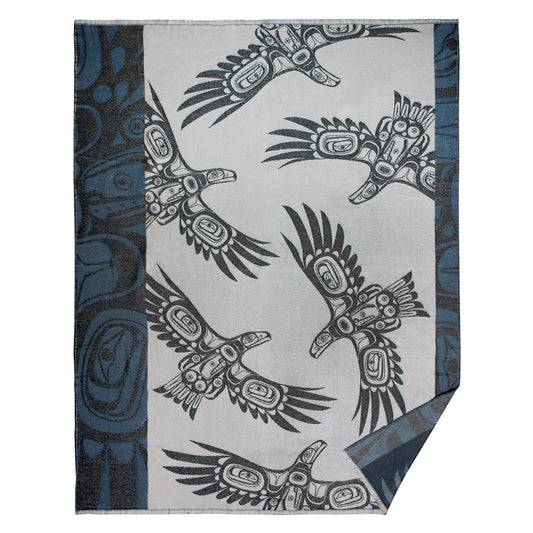NATIVE HOME - Woven Blanket - Soaring Eagle - 60" x 80"