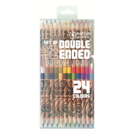 NATIVE NORTHWEST Double Ended Colouring Pencils