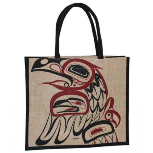 PANABO Jute Bag - Bill Helin Raven