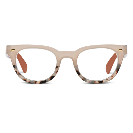 PEEPERS Reading Glasses - Take It Easy - Tan/Grey Tortoise