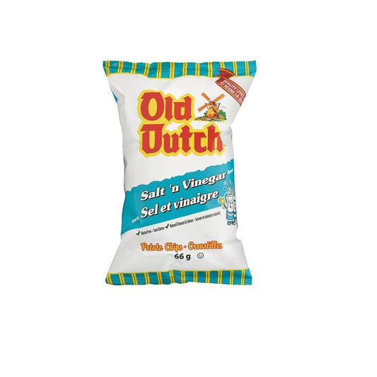 Old Dutch Chips - Salt & Vinegar - 66g